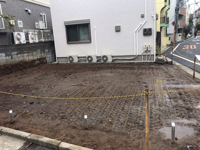塀撤去・新規積み工事(東京都渋谷区上原)後の様子です。